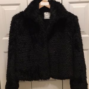 Mango Faux Fur Coat